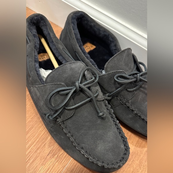 🆕wob Coach moccasin loafers, black, Sz 9 - Picture 2 of 5